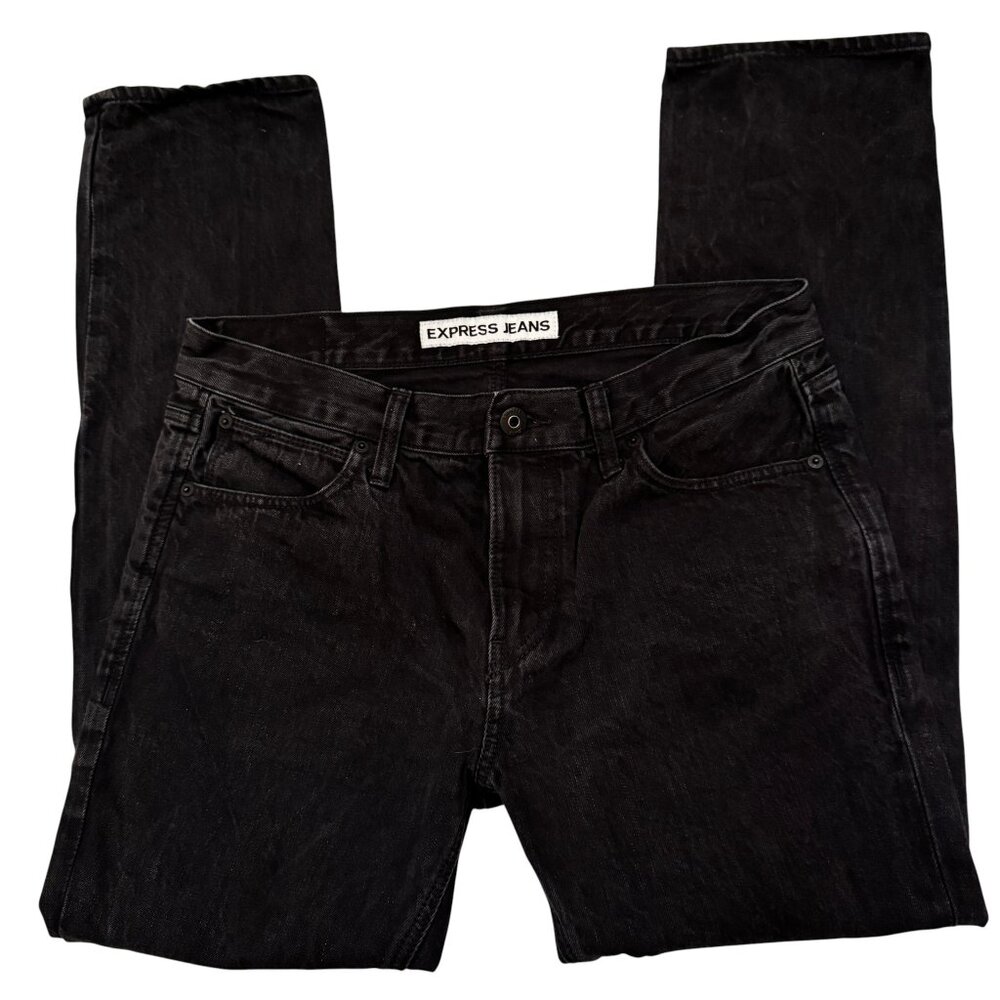 EXPRESS JEANS 100% Cotton Rocco Slim Fit Slim Leg Jeans Size 33